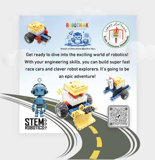 Robotics Workshop JR (Level 1) Ages 6-14 @ Dehkhoda Iranian School (2026-02-28 - 2026-04-04)